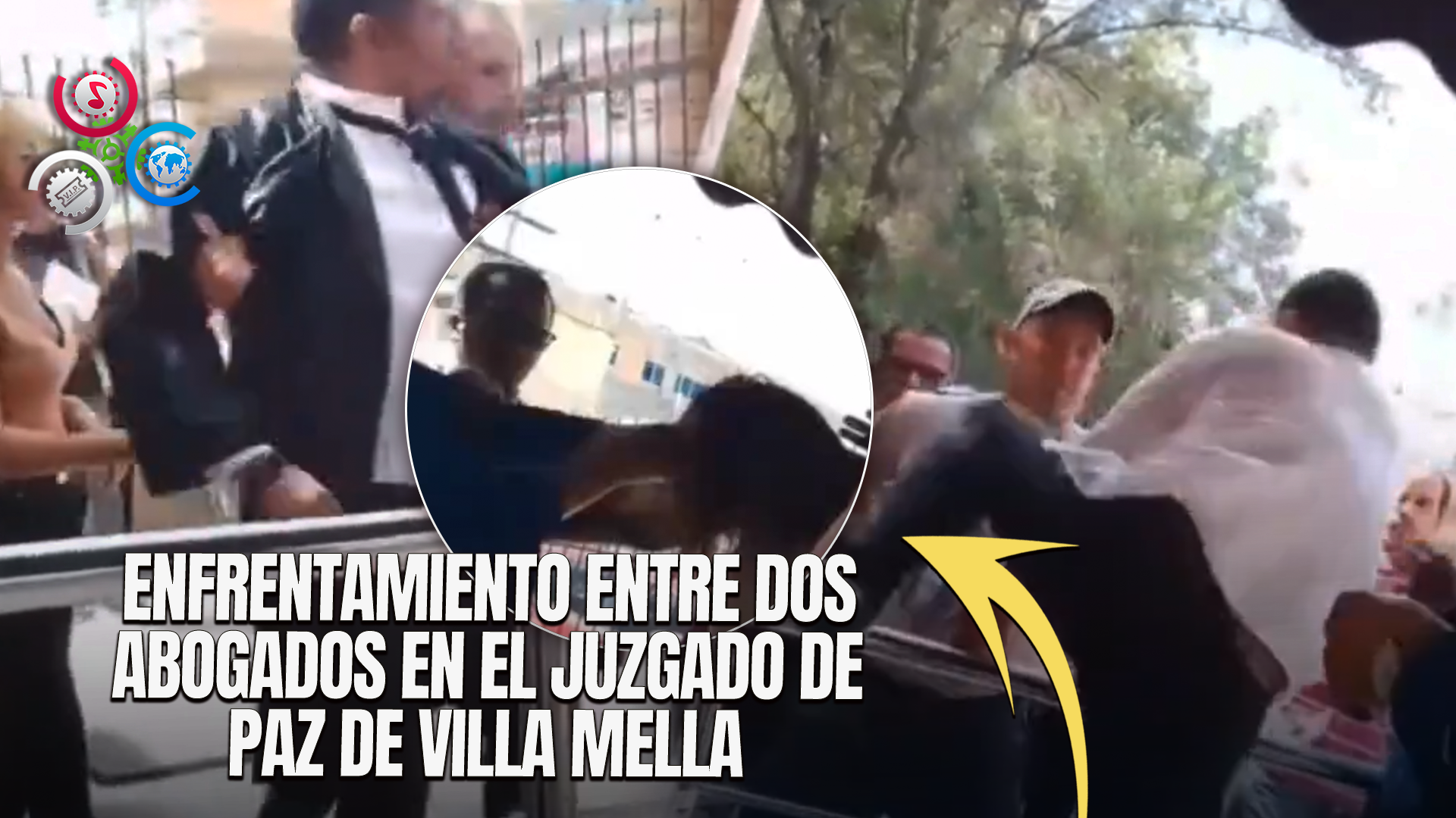 Juzgado De Paz De Villa Mella: Pelea Entre Dos Abogados Termina En Enfrentamiento Entre Dos Mujeres