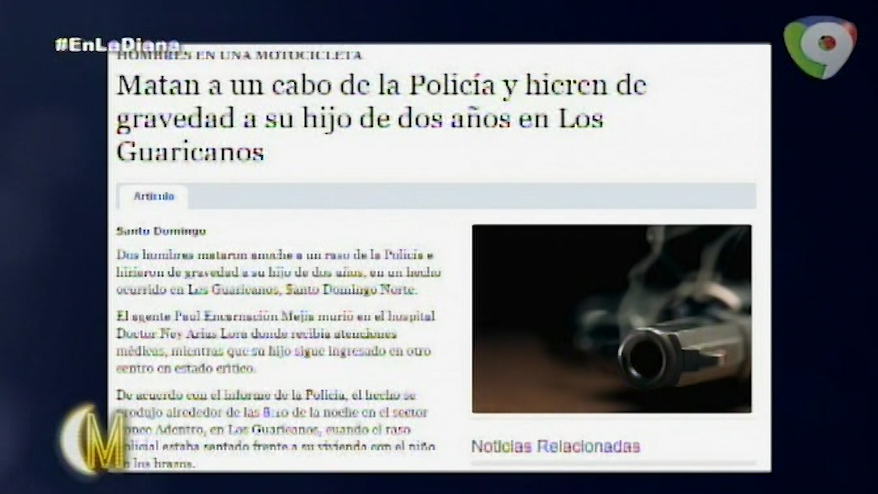 Diana Lora Y Francisco Vasquez Comentan Sobre La Situación Actual De La Delincuencia Y Tras Muerte De Un Raso En Guaricanos