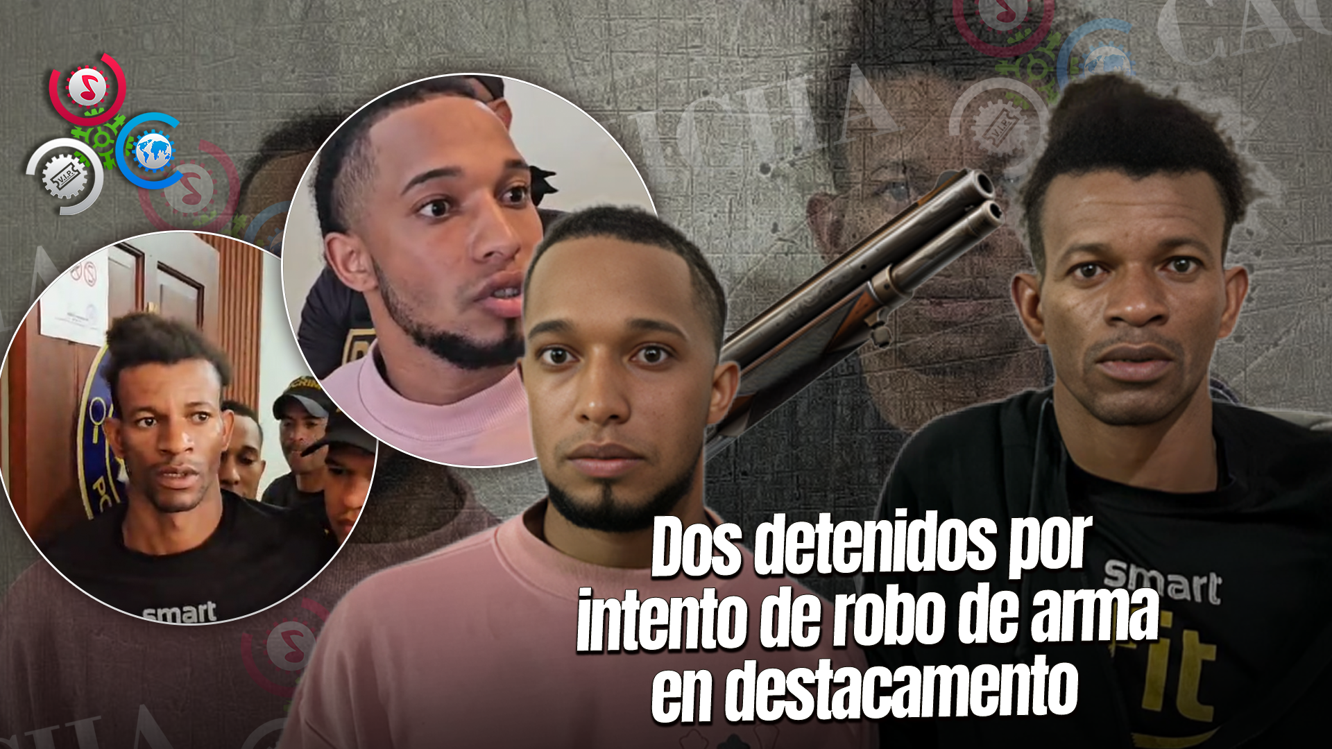 Arrestan A Dos Hombres Por Intentar Robar Una Escopeta En Destacamento Policial De Jarabacoa