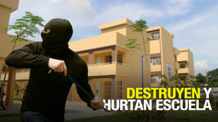 Desaprensivos Hurtan Y Destruyen Inmobiliario De Escuela.