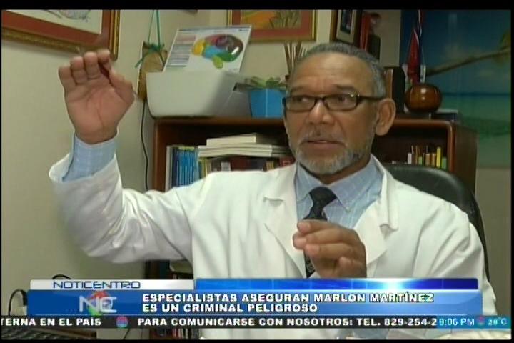 Especialista Asegura Marlon Martínez Es Un Criminal Peligroso