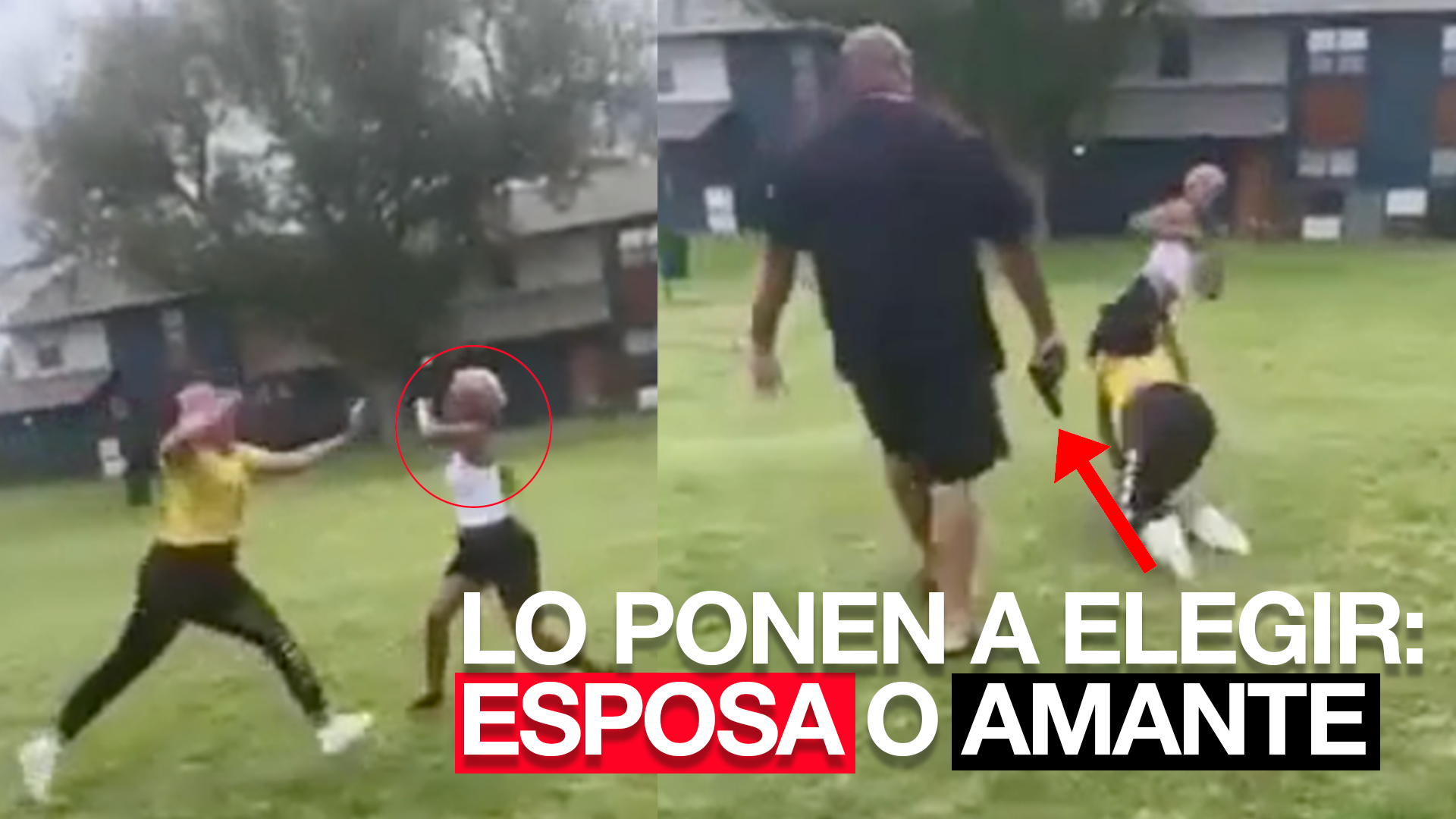 Mujer Casi Mata A La Amante De Su Esposo Hasta Que él Llega Con Una Pistola Y Pasa Esto…