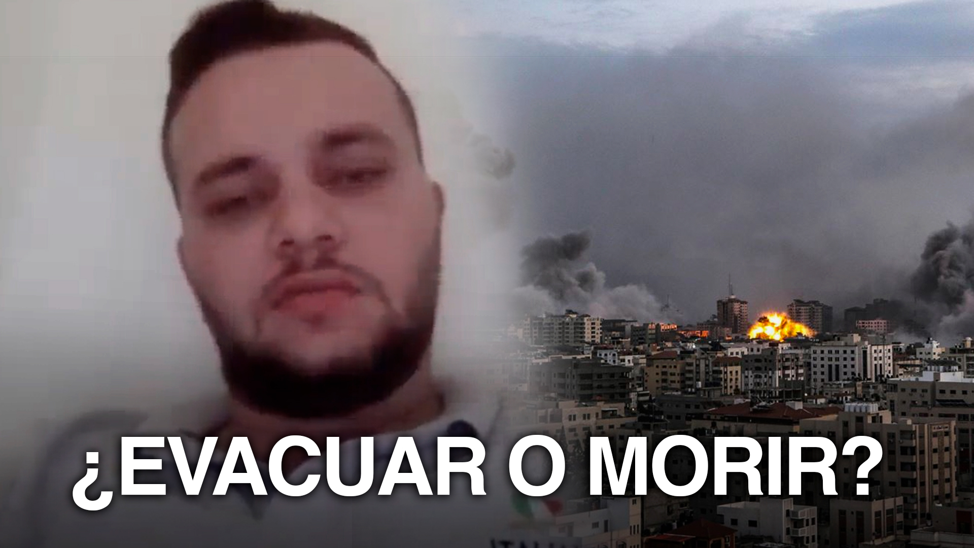 ¿Evacuar O Morir? Este Es El Dramático Dilema De Un Residente De Gaza Y Su Familia