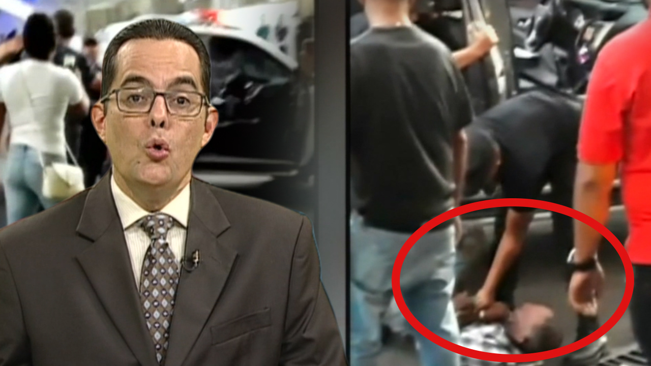 EXPLICAN REBÚ: Policías Municipales Agrediendo Vendedor De Platanos