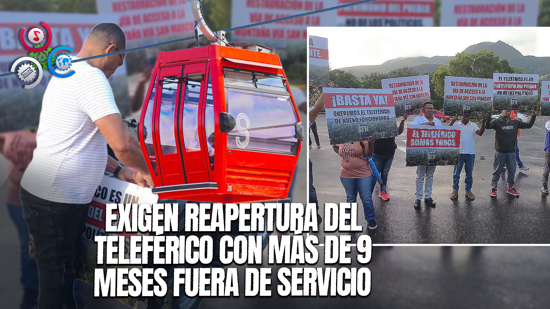 Militarizan Teleférico De Puerto Plata Ante Movilización De Dueños De Casetas Exigiendo Su Reapertura