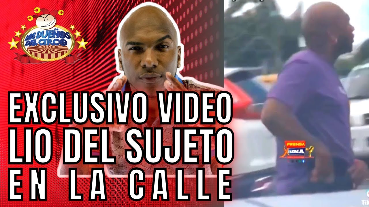 VIDEO LÍO DEL SUJETO EN LA CALLE, ACUSADO DE PORTE ILEGAL DE ARMA EN DISCUSIÓN