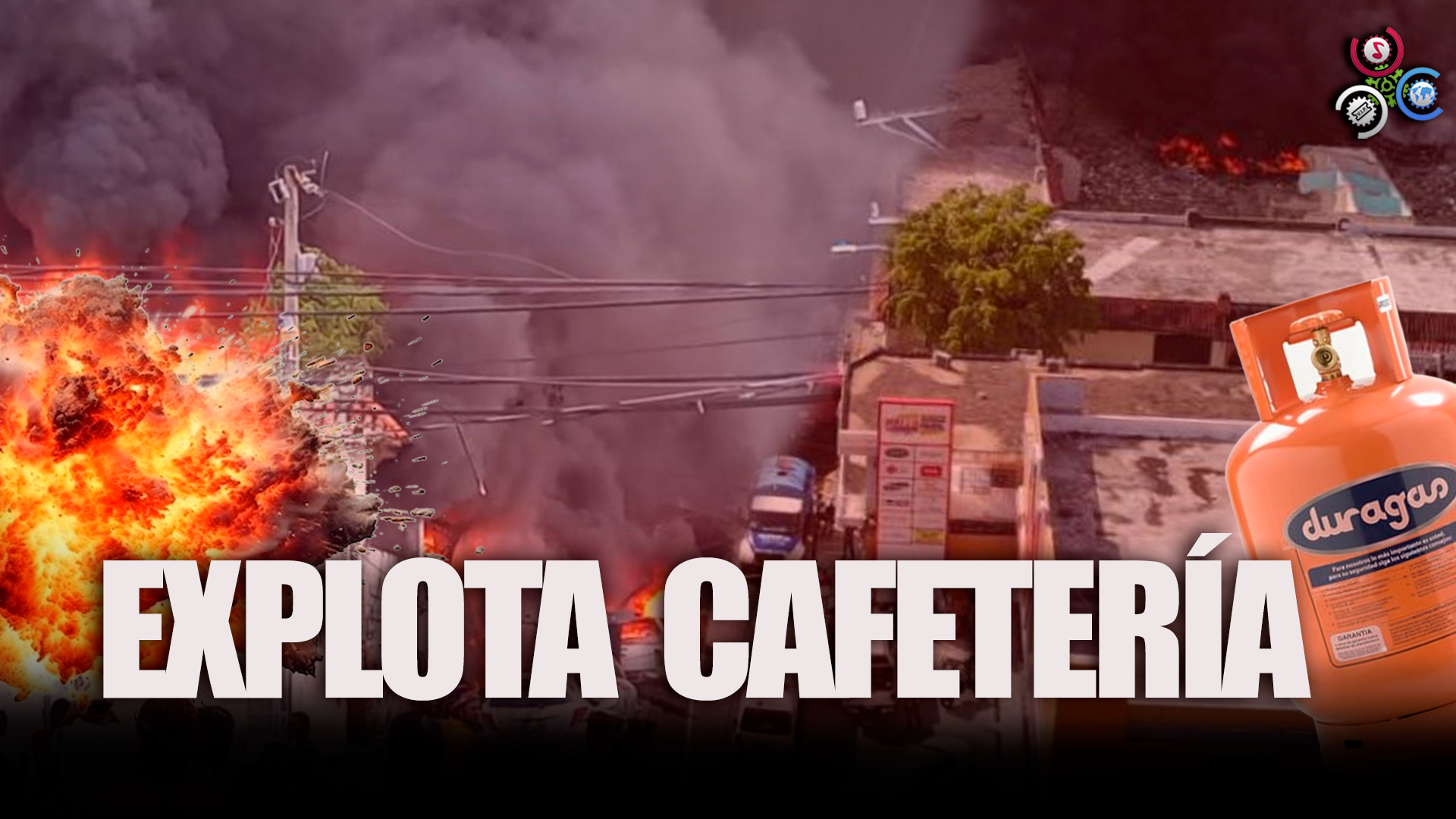 Tanque De GAS Explota En Cafetería En San Cristobal