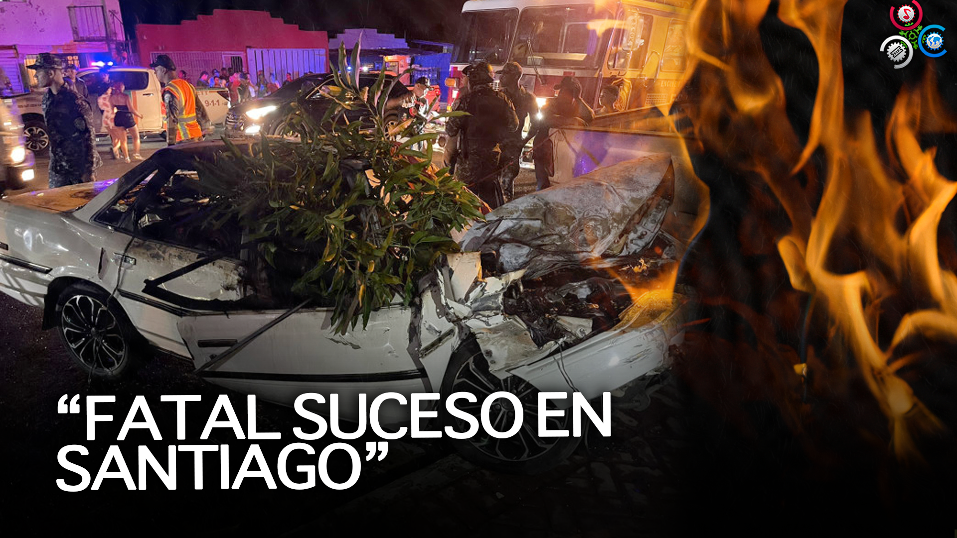 Dos Hombres Mueren Calcinados En Un Accidente Vial En Santiago