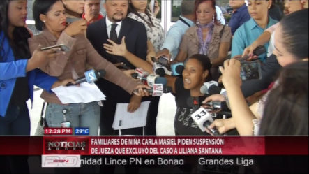 Familiares De Carla Massiel Piden La Suspensión De La Jueza Que Excluyó Del Caso A Liliana Santana