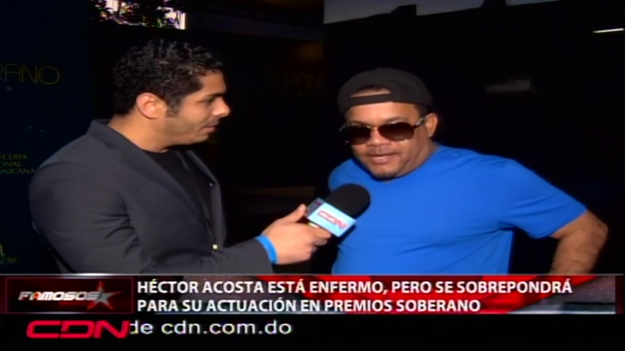 Héctor Acosta Será Parte Del Segmento De Bachata De Premios Soberano