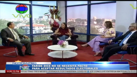 Faride Raful Explica Que No Se Necesita Pacto Para Aceptar Resultados Electorales