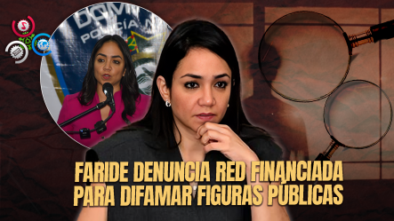 ¡Faride Raful Va Hasta El Fondo!: Busca Desenmascarar A Los Financistas Del Descrédito