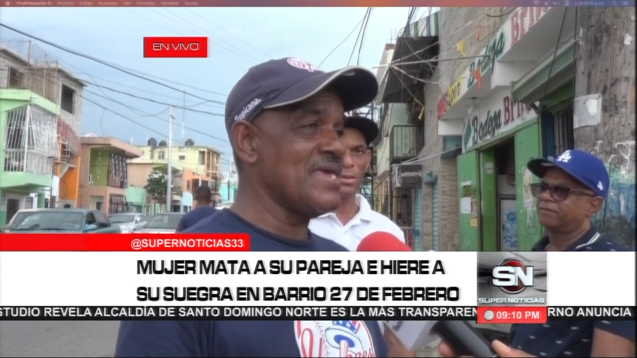 Una Mujer Hirió A Su Pareja Y A Su Suegra En El Barrio 27 De Febrero