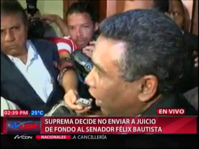 Suprema Decidió No Enviar A Juicio De Fondo A Félix Bautista