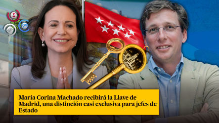 Madrid Recibirá Con Honores A María Corina Machado Y Le Otorgará La Llave De Oro De La Ciudad