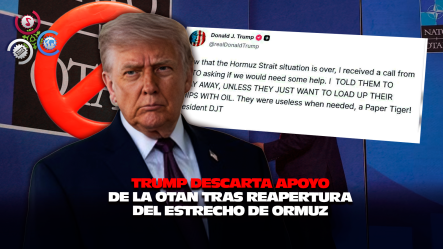 Presidente Trump Rechaza Ayuda Militar De La OTAN En Medio De Tensiones Con Irán