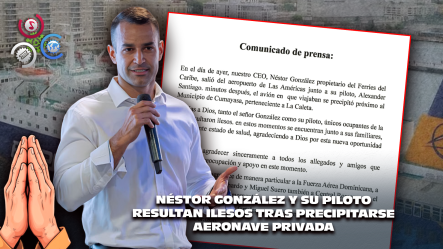 CEO De Ferries Del Caribe Sobrevive A Accidente Aéreo En Cumayasa