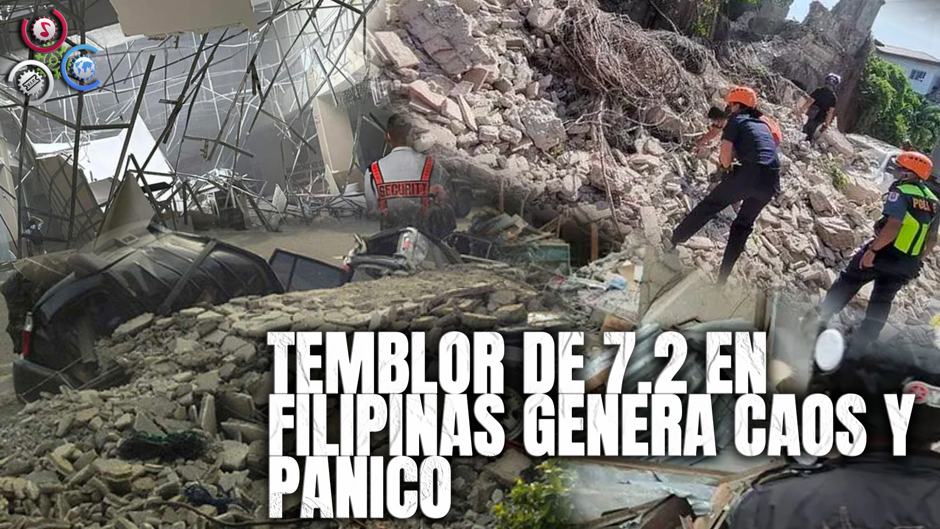 TEMBLOR De 7.2 En Filipinas Genera Caos Y Panico