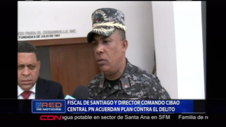 El Fiscal De Santiago Y El Nuevo Director Del Comando Cibao Central Acuerdan Plan Contra El Delito