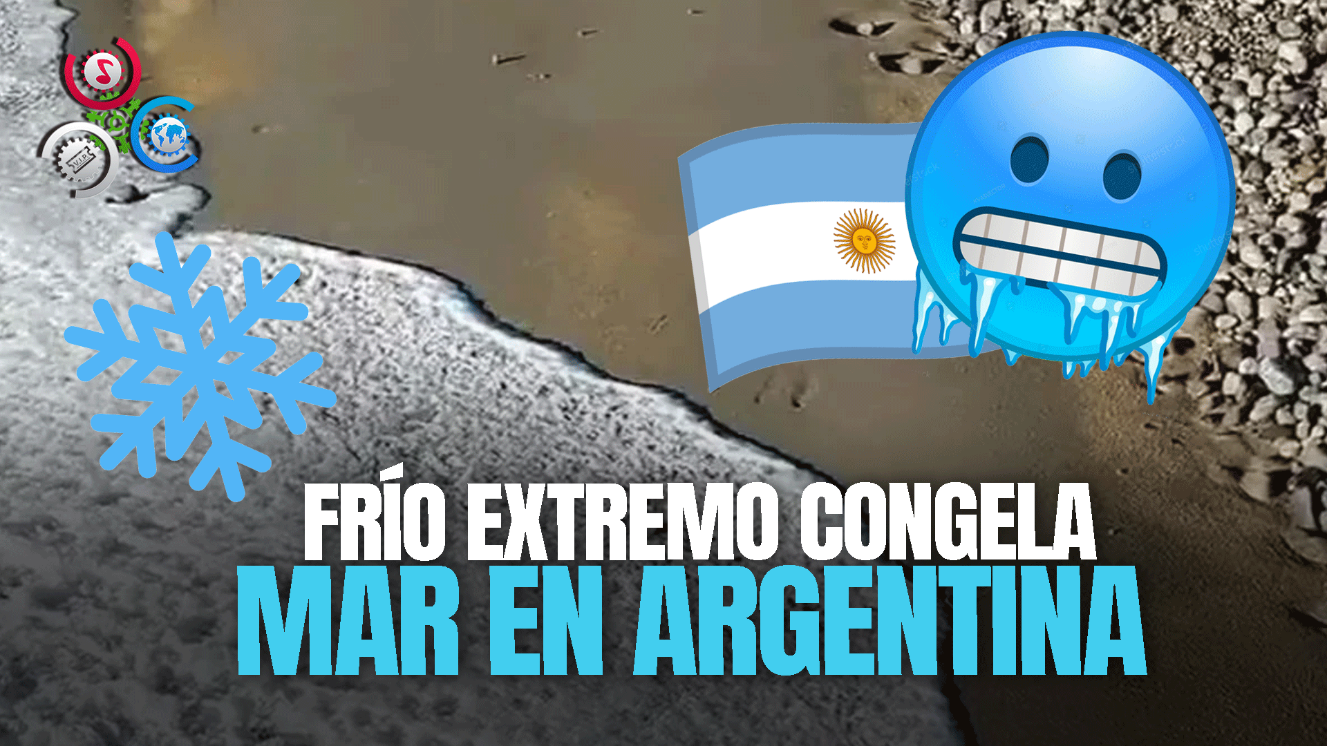 Bajas Temperaturas Provocan Congelación Del Mar En Tierra De Fuego, Argentina