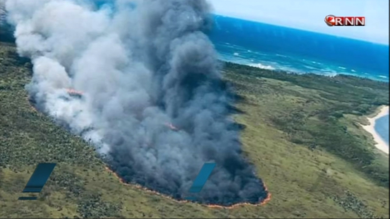 Según Autoridades Incendio De Bávaro Pudo Desatarse Por La Sequía
