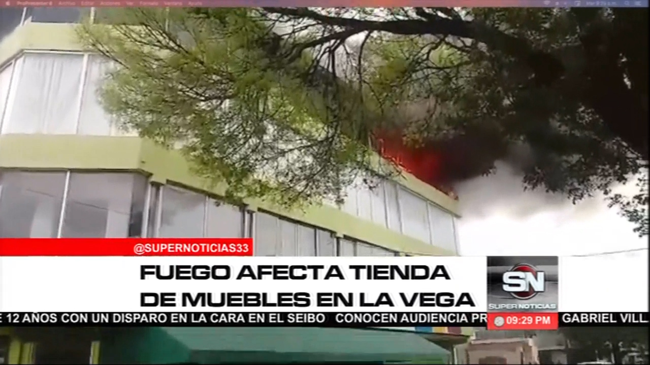 Más Detalles Sobre El Fuego Que Afectó Tienda De Muebles En La Vega