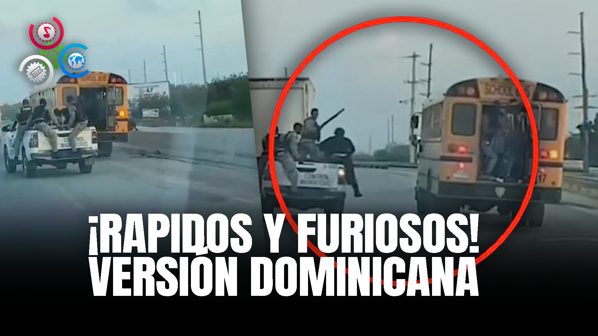 ¡Rápidos Y Furiosos! Tremenda Persecución De Agentes De Migración En Bávaro