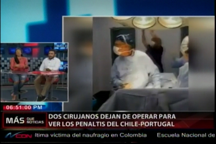 Furor En Las Redes Por Un Video De Cirujanos Que Dejan De Operar Para Ver Los Penaltis Del Partido Chile-Portugal