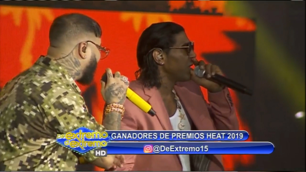 Farandula Extrema: Ganadores De Premios Heat 2019