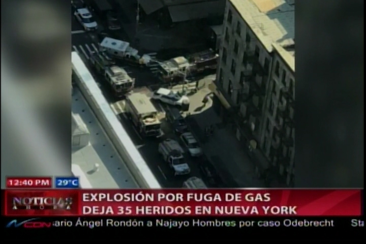 Explosión Por Una Fuga De Gas Deja Al Menos 35 Heridos En Nueva York