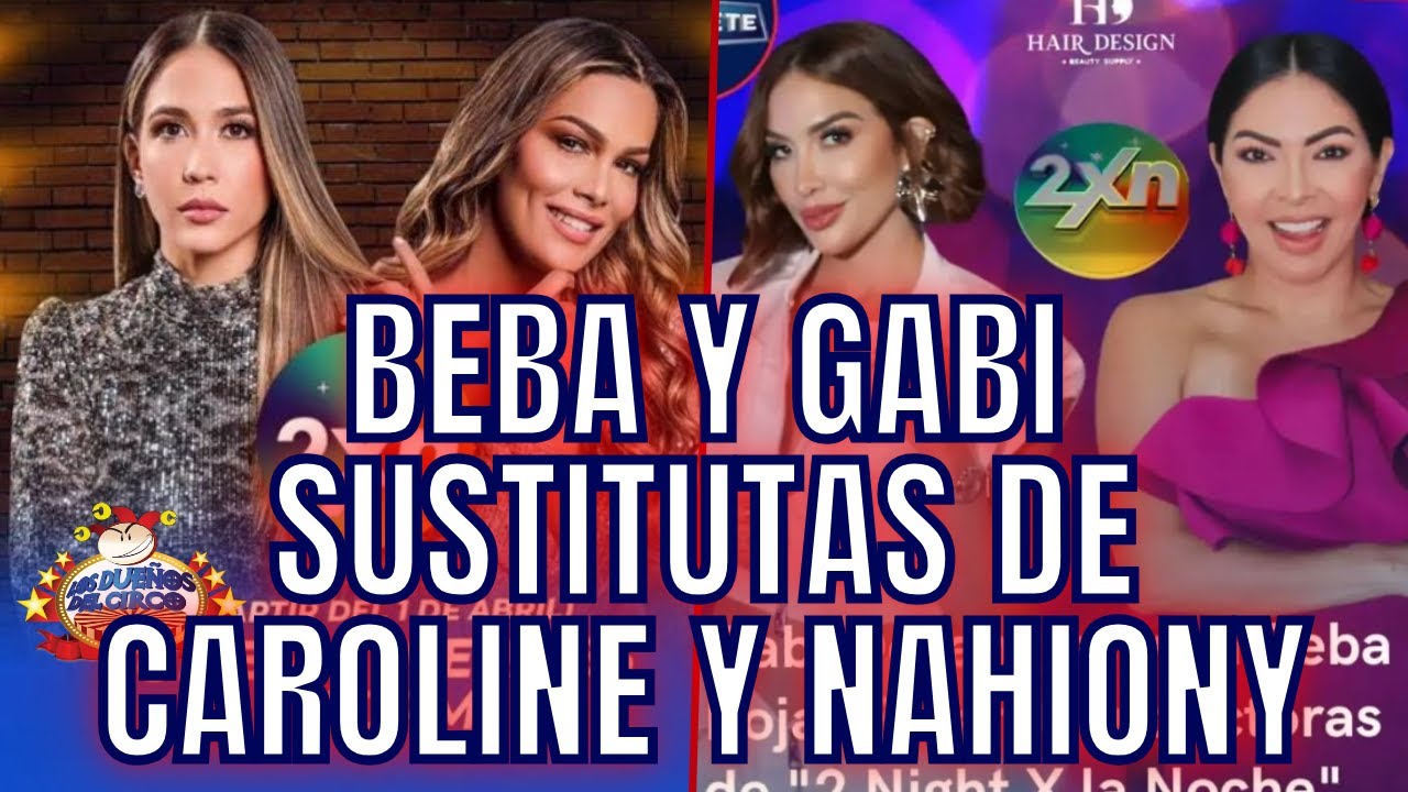GABI DESANGLES VÍA TELF NOS CUENTA TODO SOBRE PROGRAMA SUSTITUTO DE CAROLINE Y NAHIONY