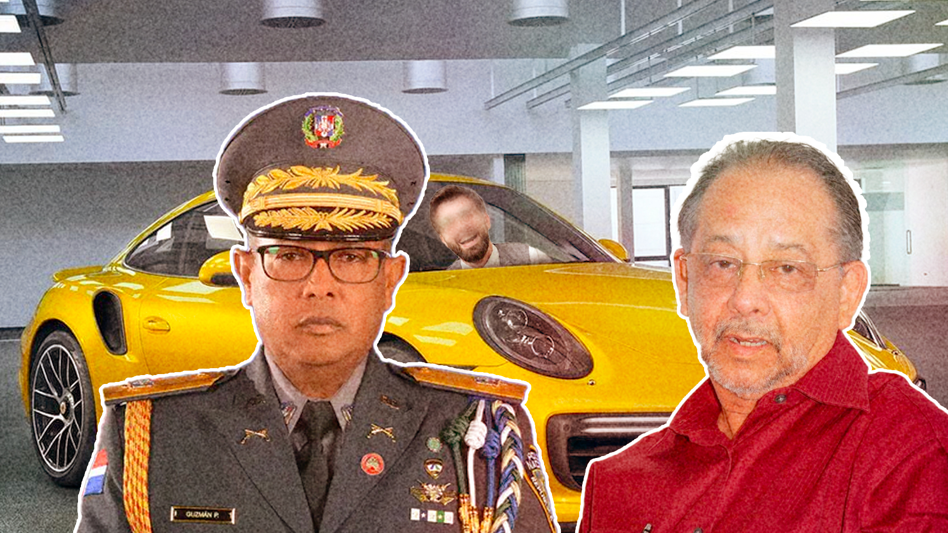 Un General Revela Quién Iba En El Porsche Amarillo; Pero No Suena Convencido