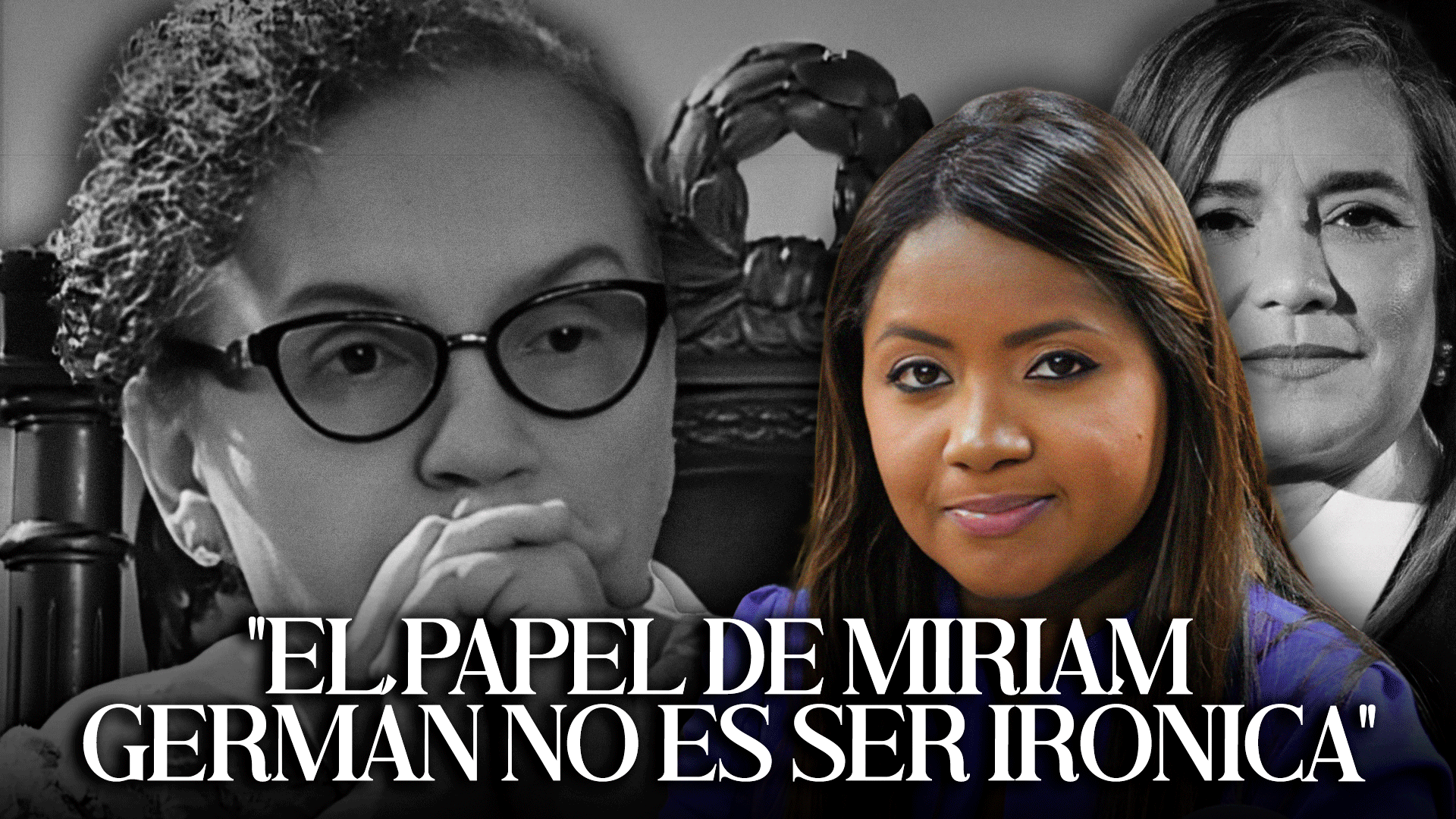 ¡Polémica! Rosa Encarnación: “El Papel De Miriam Germán No Es Ser Irónica”