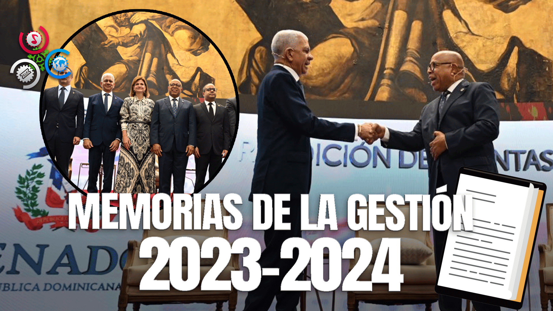 Alfredo Pacheco Y Ricardo De Los Santos Presentan Rendición De Cuentas Del Período 2023-2024