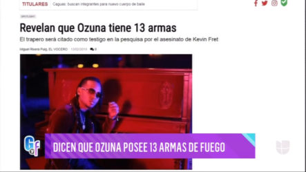Según Periódico De Puerto Rico Ozuna Cuenta Con 13 Armas De Fuego Bajo Su Nombre