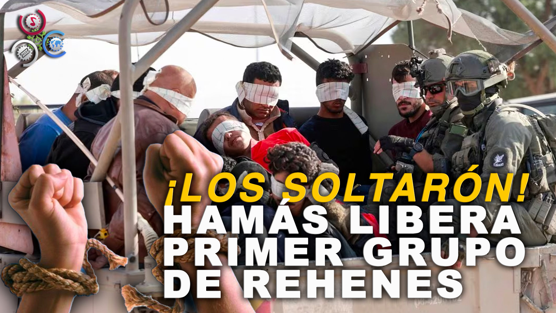 ¡LOS SOLTARÓN! Hamás Libera Primer Grupo De Rehenes