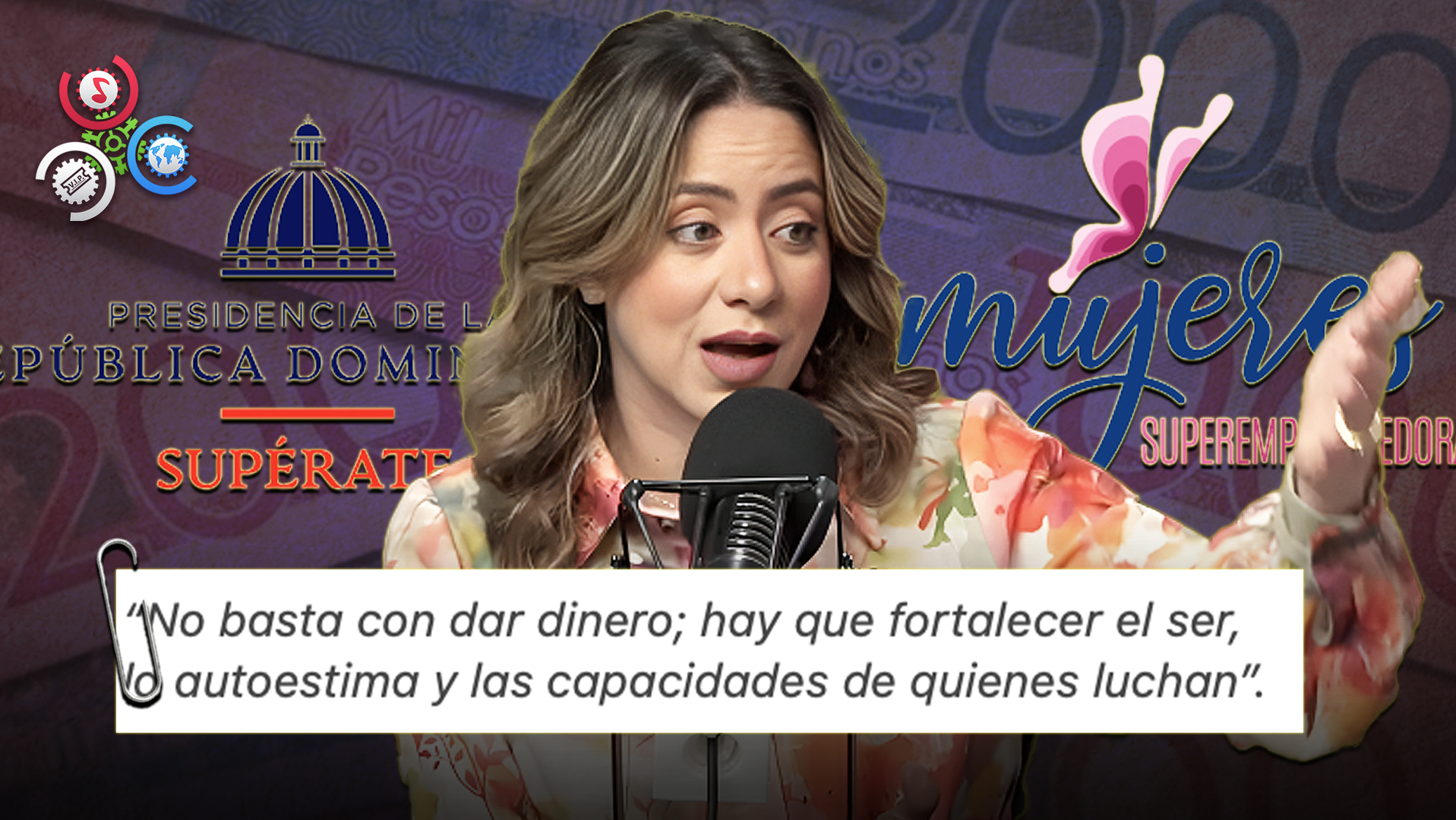 Gloria Reyes Afirma: “La Pobreza No Solo Se Combate Dando Dinero”