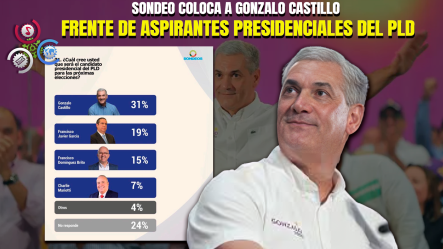 Encuesta Sitúa A Gonzalo Castillo Como Favorito Para Candidatura Presidencial Del PLD En 2028
