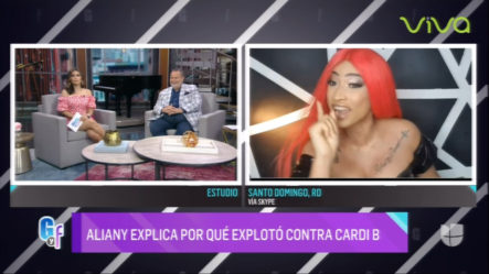 Aliany García Explota En Entrevista En Vivo En El Gordo Y La Flaca Y Se Come Con Yuca A Cardi B