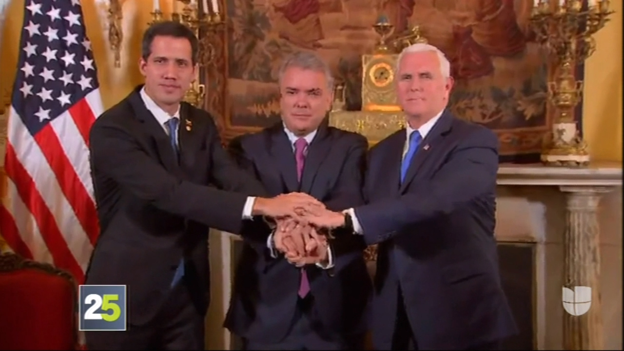 Presidente Interino Juan Guaidó Dice Si Maduro Continúa Impidiendo Ingreso De La Ayuda Se Verá Obligado A Actuar