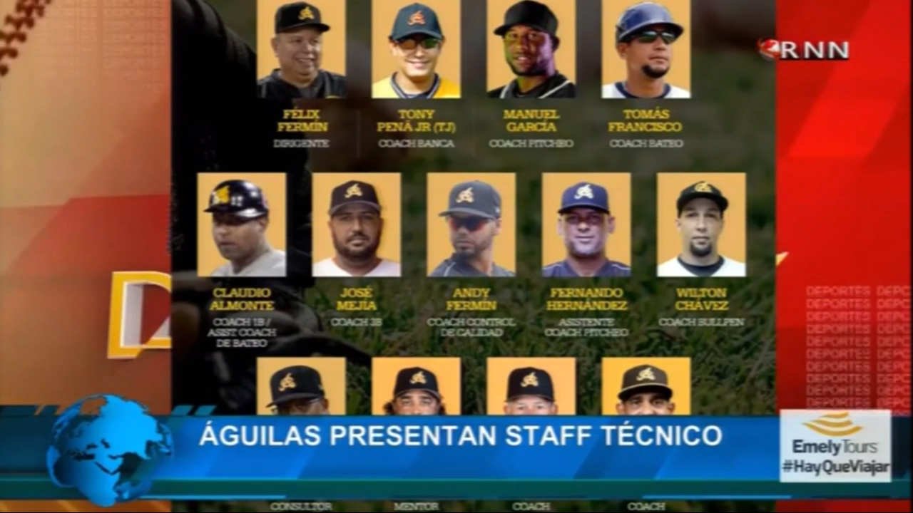Águilas Cibaeñas Presentan Staff Técnico