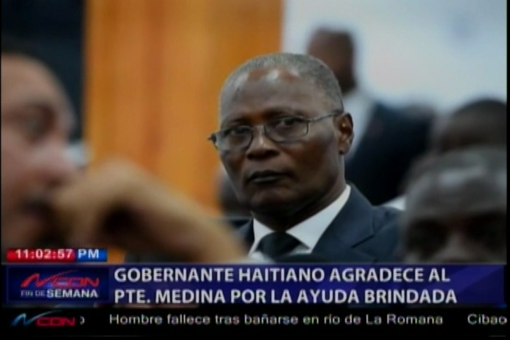 Gobernante Haitiano Agradece Al Presidente Medina Por La Ayuda Brindada