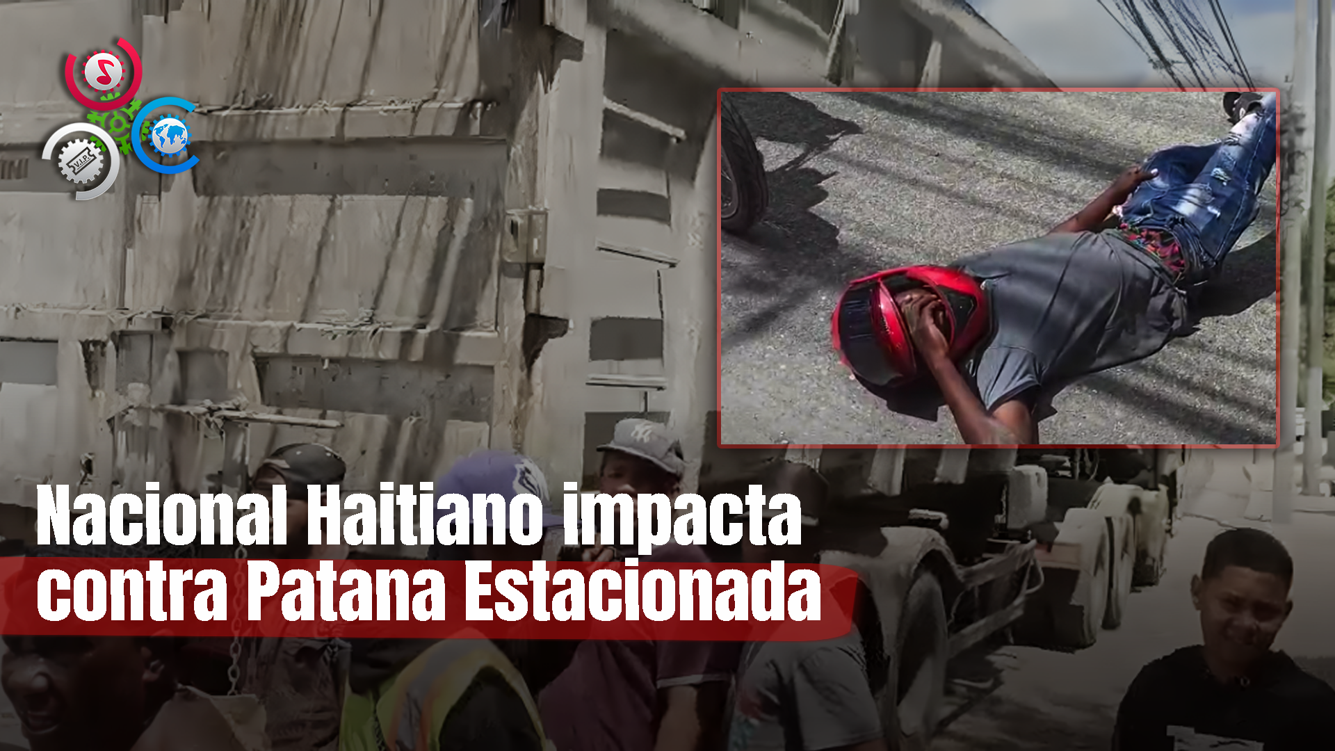 Accidente En Av. Circunvalación Sur: Haitiano Resulta Herido Tras Chocar Con Una Patana