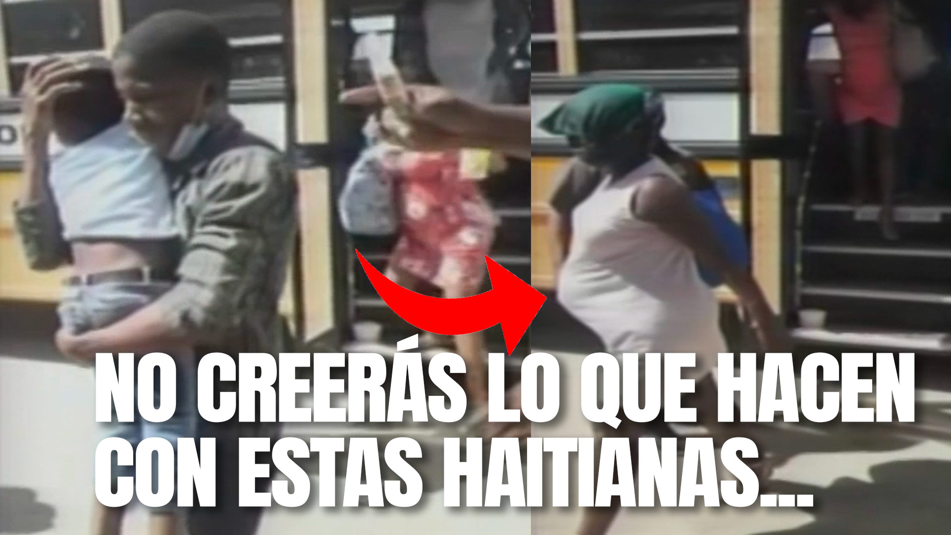 ¡Insólito E Ilegal! Guagua Se Lleva A Mujeres Embarazadas De Vuelta A Haití