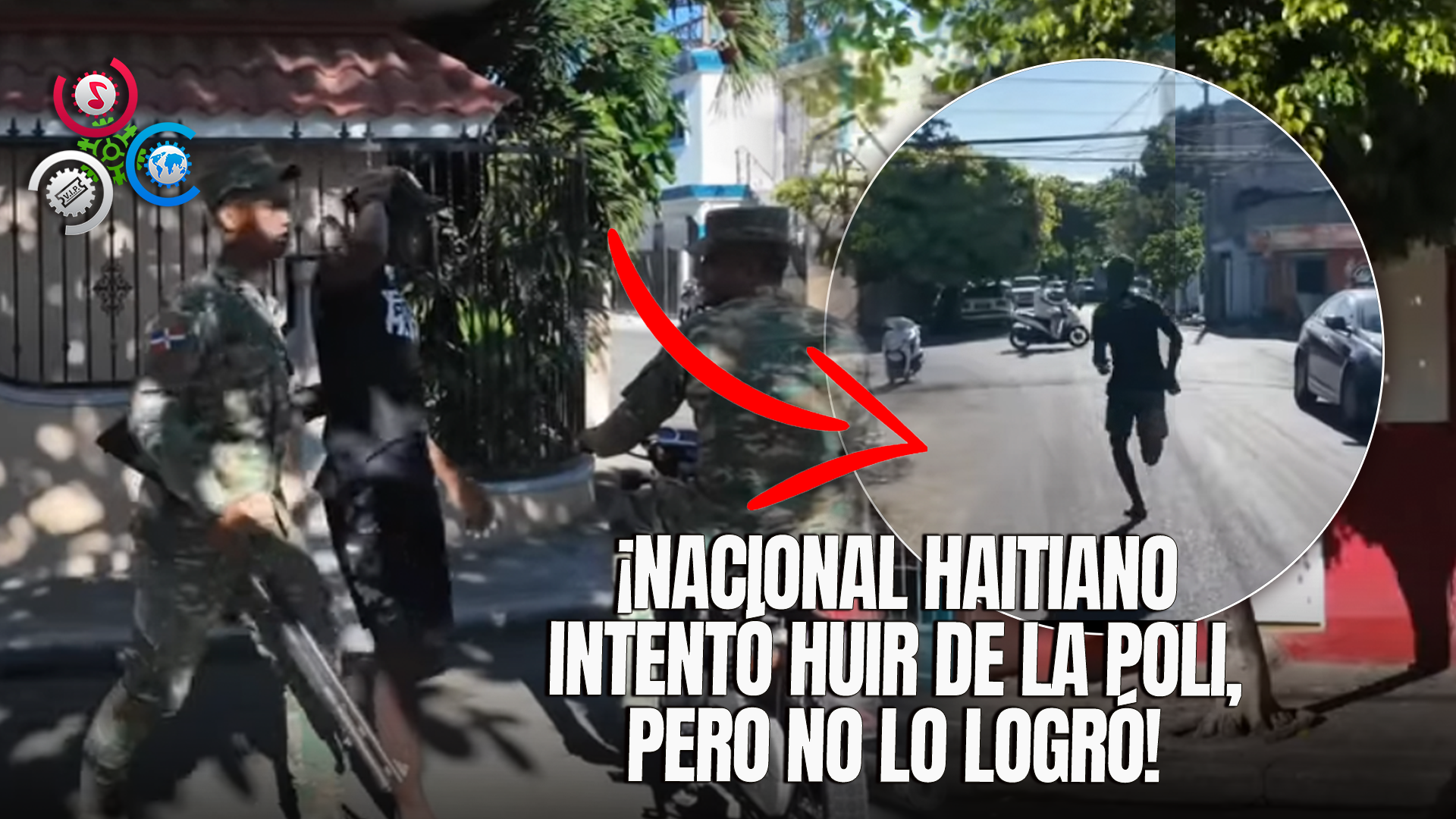Persecución Y Captura: Nacional Haitiano Intenta Evadir Operativo Migratorio En La Vega