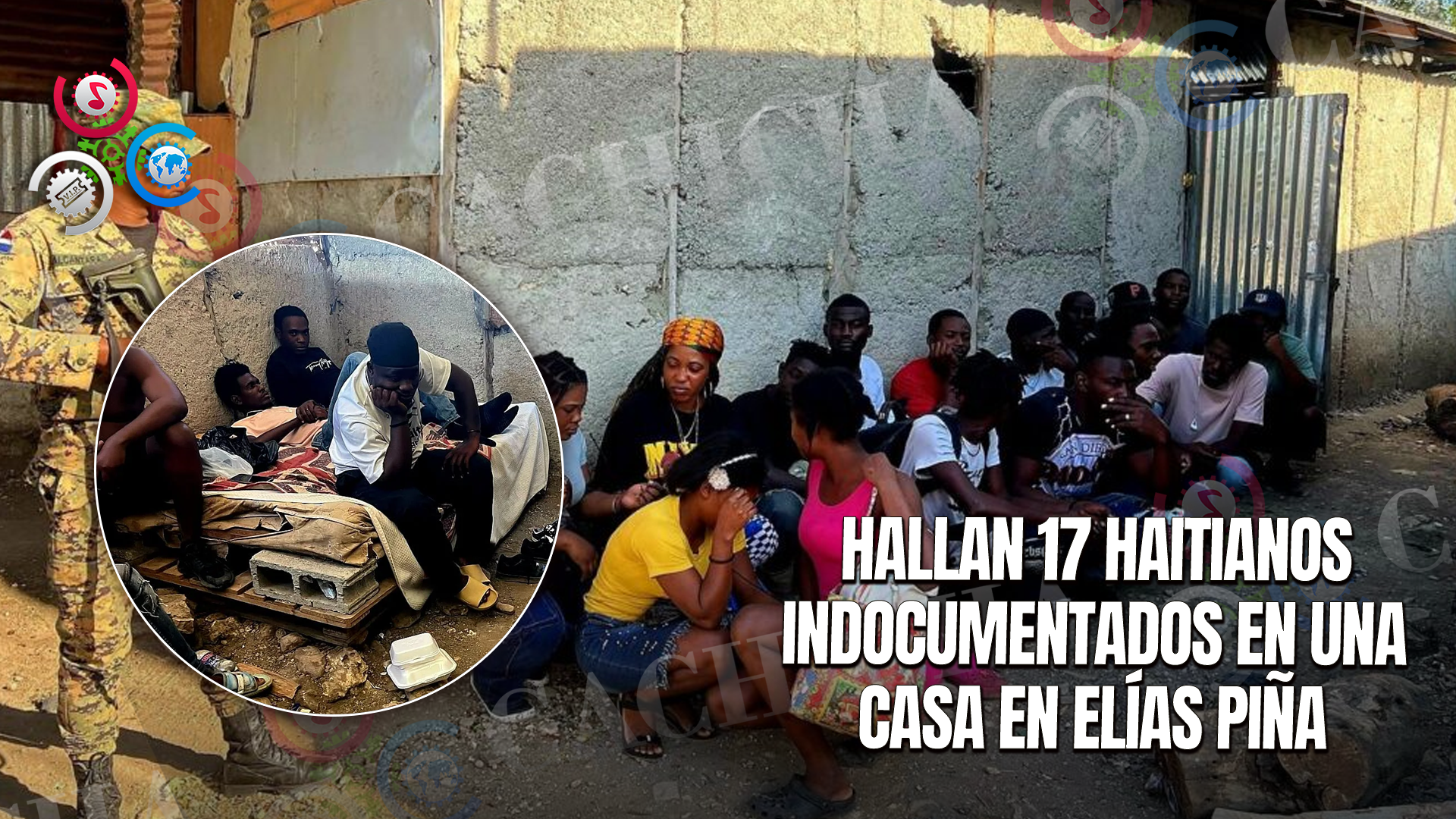 Descubren Grupo De Indocumentados Haitianos En Vivienda Utilizada Como Refugio En Elías Piña
