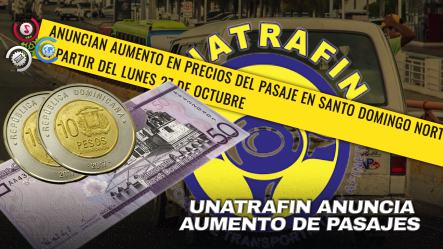 Alza En Pasajes De Transporte Público En Santo Domingo Norte: Hasta RD$70 A Partir Del Lunes