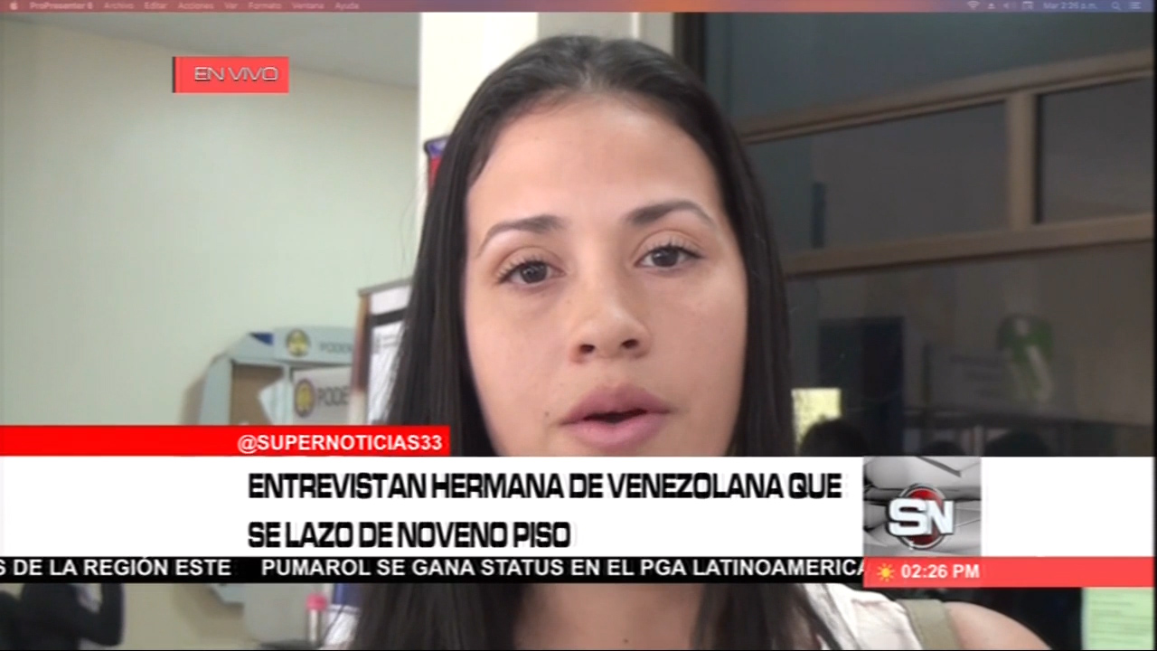 Procuraduría Entrevista Hermana De Venezolana Que Se Lanzó De Noveno Piso