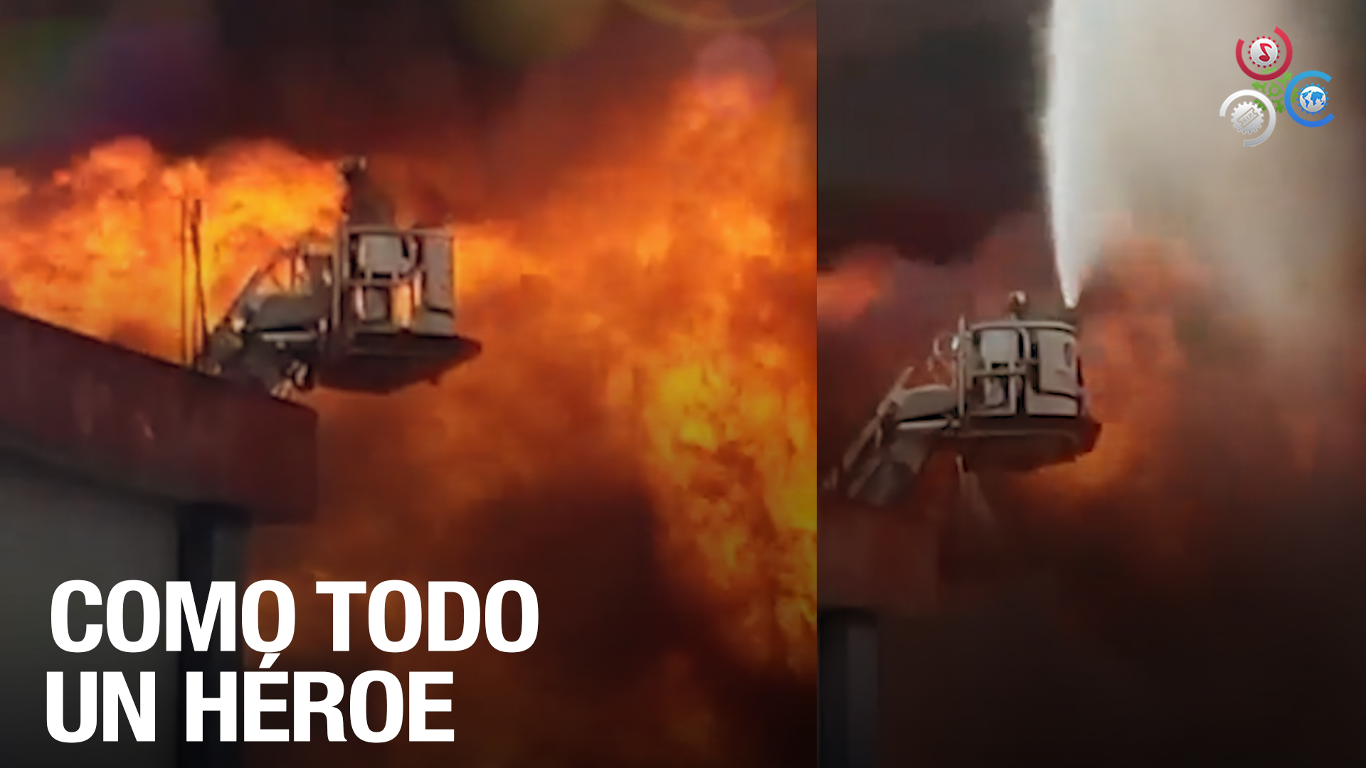 Video Del Momento En Que Uno De Los Bomberos Fallecidos Lucha Contra Las Llamas