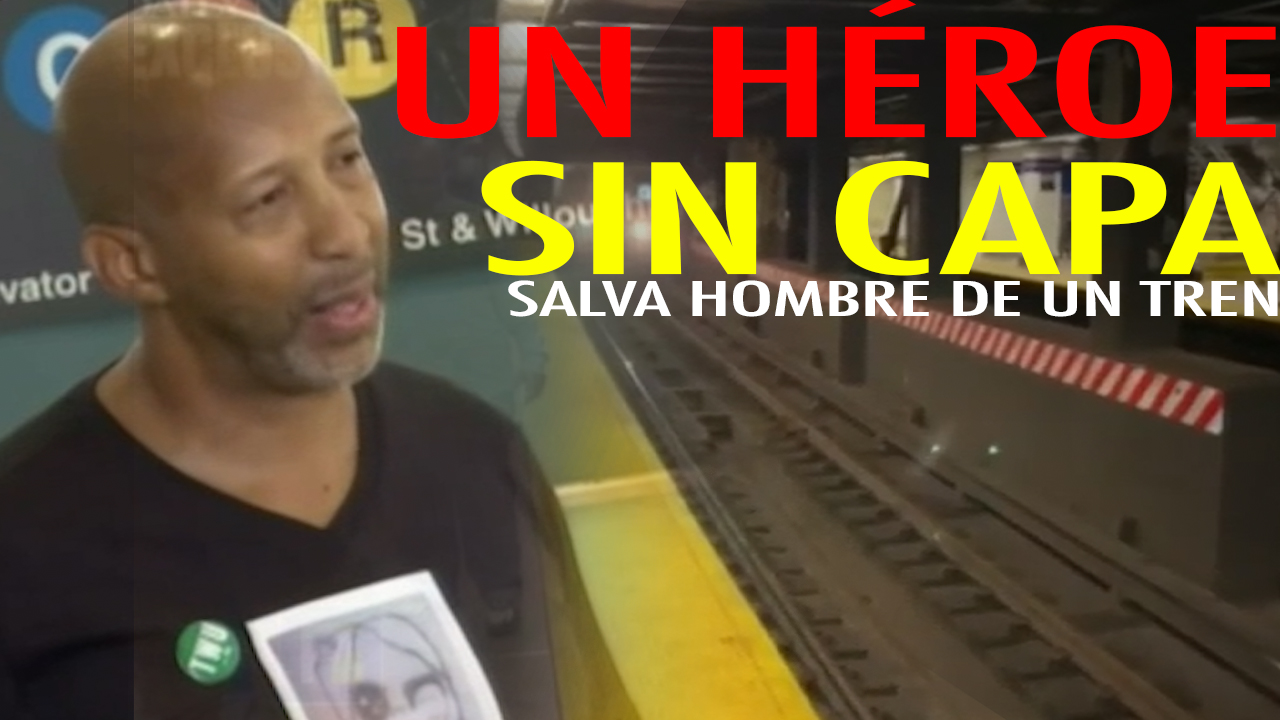 ¡IMPACTANTE! Un Hombre Arriesga Su Vida Y Se Tira A Las Vías De Un Tren A Salvar Un Señor Que Calló En Ellas